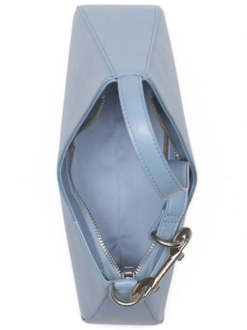 Steve Madden Powder Blue Crescent Shoulder Bag